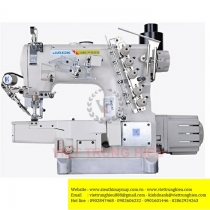 JK-8669DII-35ACx356 máy viền Jack ,máy viền xén trái motor liền trục