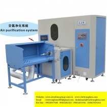 JN-918-HC máy thổi gòn Gjn ,máy thổi gòn ,nhồi lông vũ 1 đầu dùng trong áo gió ,jacket ,thú nhồi bông ,định lượng chính xác số bông cần nhồi ,có hệ thống thu hồi bông thừa giúp tiết kiệm bông