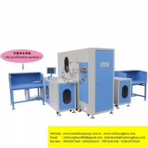 JN-938 máy thổi gòn Gjn ,máy thổi gòn ,nhồi lông vũ 2 đầu dùng trong áo gió ,jacket ,thú nhồi bông ,định lượng chính xác số bông cần nhồi ,có hệ thống thu hồi bông thừa giúp tiết kiệm bông