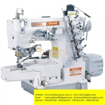 SM-698D-01-UT máy viền Simon ,máy trần viền 3 kim đánh bông điện tử đầu ống 280mm ,cắt chỉ điện và nâng chân vịt tự động