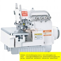 SM-800D-5-35 máy vắt sổ Simon ,máy vắt sổ 2 kim 5 chỉ motor liền trục ,khoảng cách kim 3mm ,bờ vắt sổ 5mm