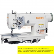 SM-8842-D máy 2 kim Simon ,máy 2 kim cố định motor liền trục ổ nhỏ ,may hàng trung bình dày