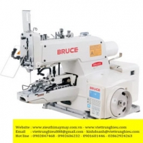 BRC-T1377E-B máy nút Bruce ,máy nút cơ ,motor liền trục ,có chức năng chuyển đổi từ cam ngang sang cam xéo dễ dàng tiện lợi ,sử dụng màn hình nút bấm Powermax