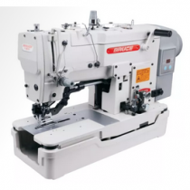BRC-T781D máy khuy Bruce ,máy thùa khuy đầu bằng liền trục ,kích thước mẫu khuy 23x4mm