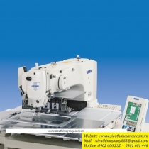 Máy may chương trình Juki AMS-221-ENHL-3020-SZ5000-KSF ,loại máy lập trình điện tử khung 300x200mm cắt chỉ tự động bằng hơi