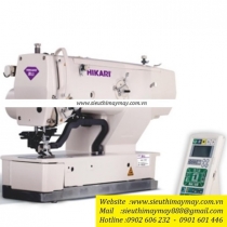 HBH-1790K máy khuy Hikari ,máy thùa khuy đầu bằng điện tử ,cài đặt được nhiều mẫu khuy khác nhau