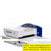 Máy ép keo Hashima HP-450MS ,khổ 4500mm ,cân băng tự động
