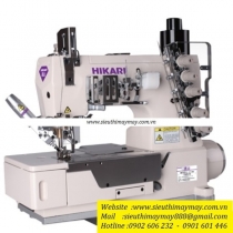 HW762T-1.2x364-1UTC-AK máy viền bằng Hikari ,máy viền ,trần viền đế bằng điện tử cắt chỉ hơi nâng chân vịt tự động
