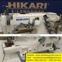 HW782TA-01×356 máy viền Hikari ,loại máy viền ống 3 kim đánh bông ,motor điện tử liền trục ,ống 280mm
