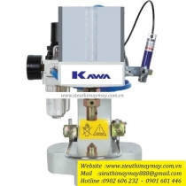 KW-01-100 máy đóng nút Kawa ,máy dập nút đồng dùng hơi 1 đầu ,có thiết bị bảo vệ tay an toàn