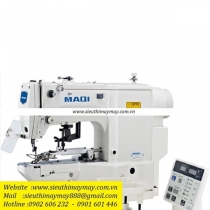 LS-T438GB máy nút Maqi ,máy nút điện tử cắt chỉ nâng chân vịt tự động ,motor Dahao ,panel bấm