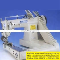 MS-2261-EH-2P máy cuốn sườn Kchance ,máy cuốn sườn 3 kim Jean  may hàng dày cực dày ,trợ lực xa 2 rulo sắt răng lớn cự ly 3.2mm ,6.4mm hoặc 4.0mm ,8.0mm